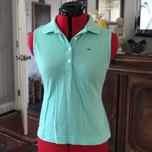 Lacoste sleeveless polo